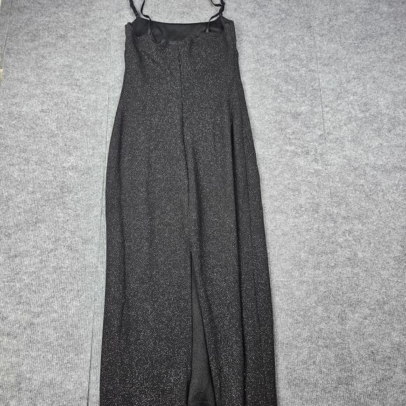 Vintage Jodi Kristopher Dress Womens Small Glitter 90s Glam Goth Romantic Prom - Picture 6 of 7